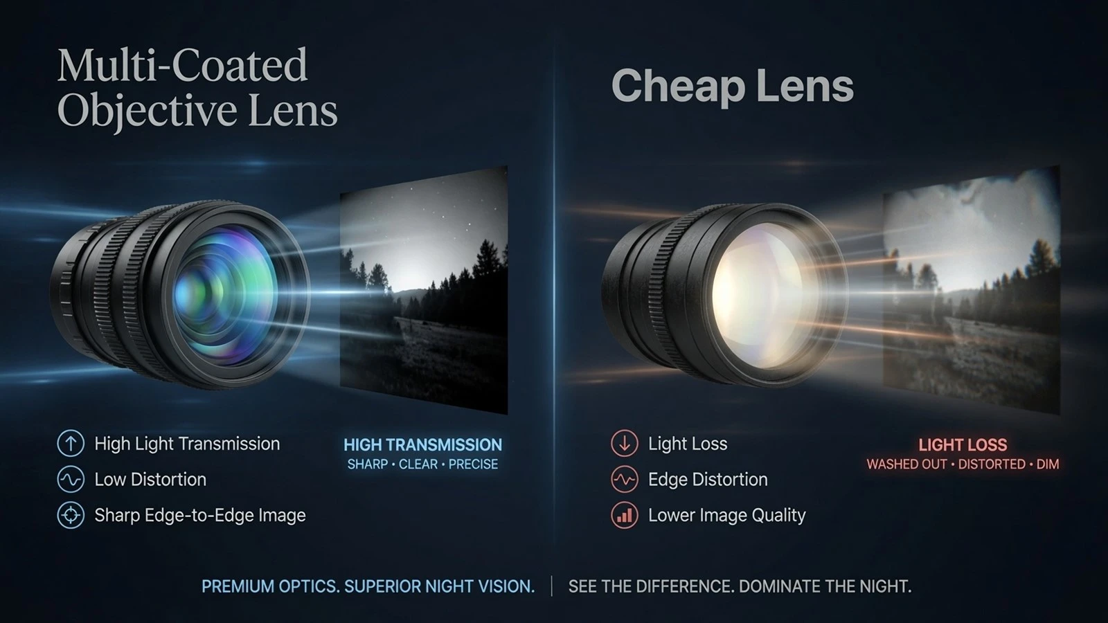 objective lens for night vision objective lens for night vision